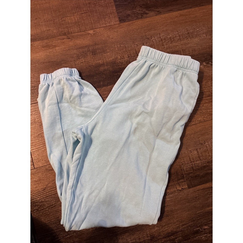 Garage Sweatpants Jogger Women's Small Blue Aqua